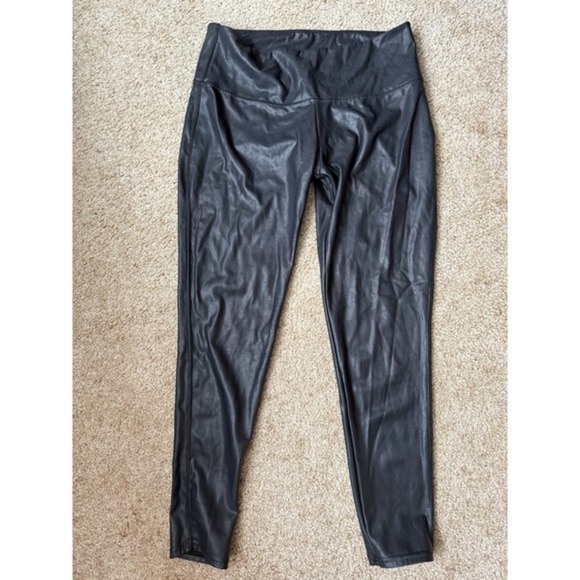 Time & Tru Faux Leather Legging Pants Womens XL 16-18 - Picture 1 of 3